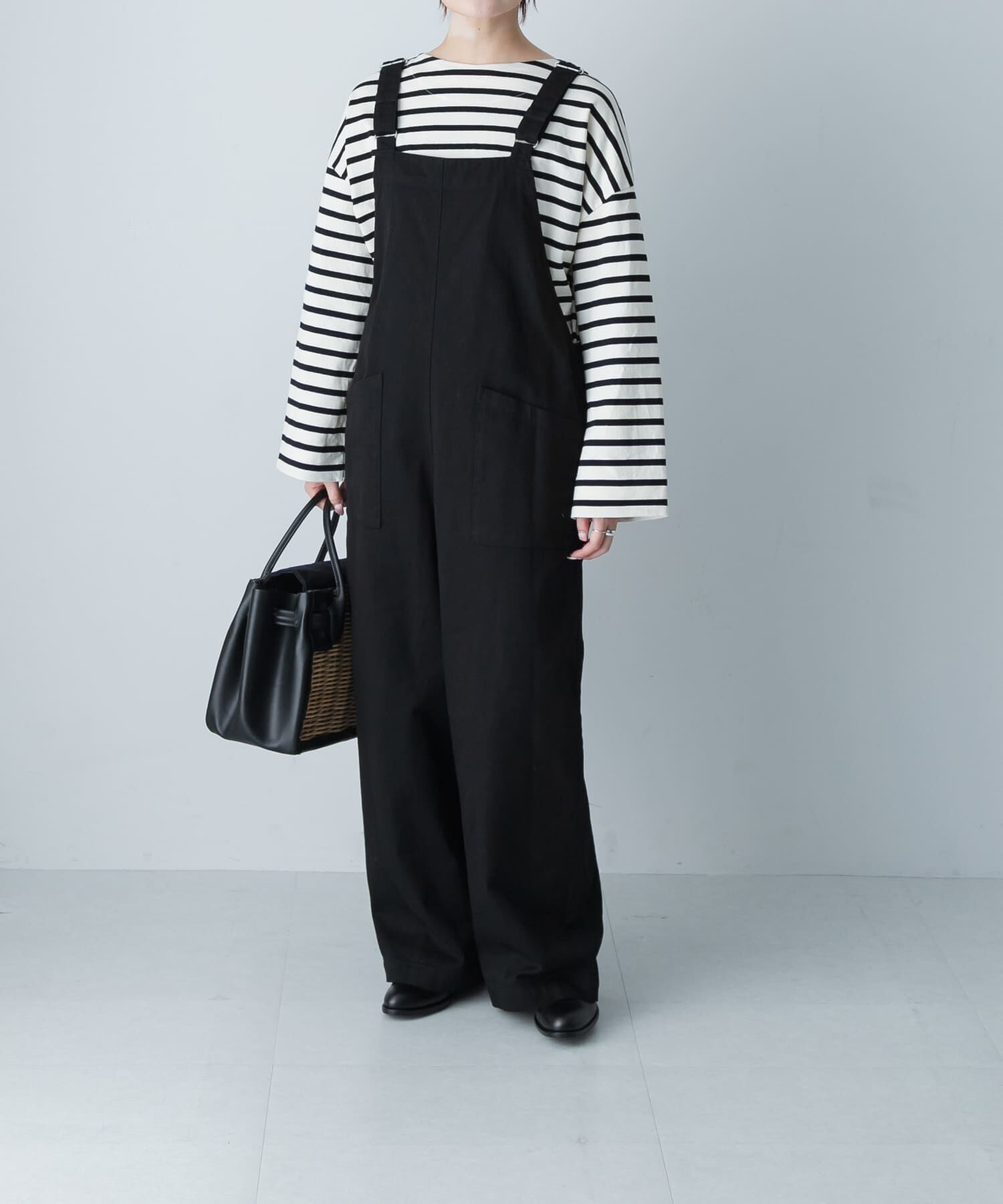 かぐれ「バッククロスサロペット」|スカート|