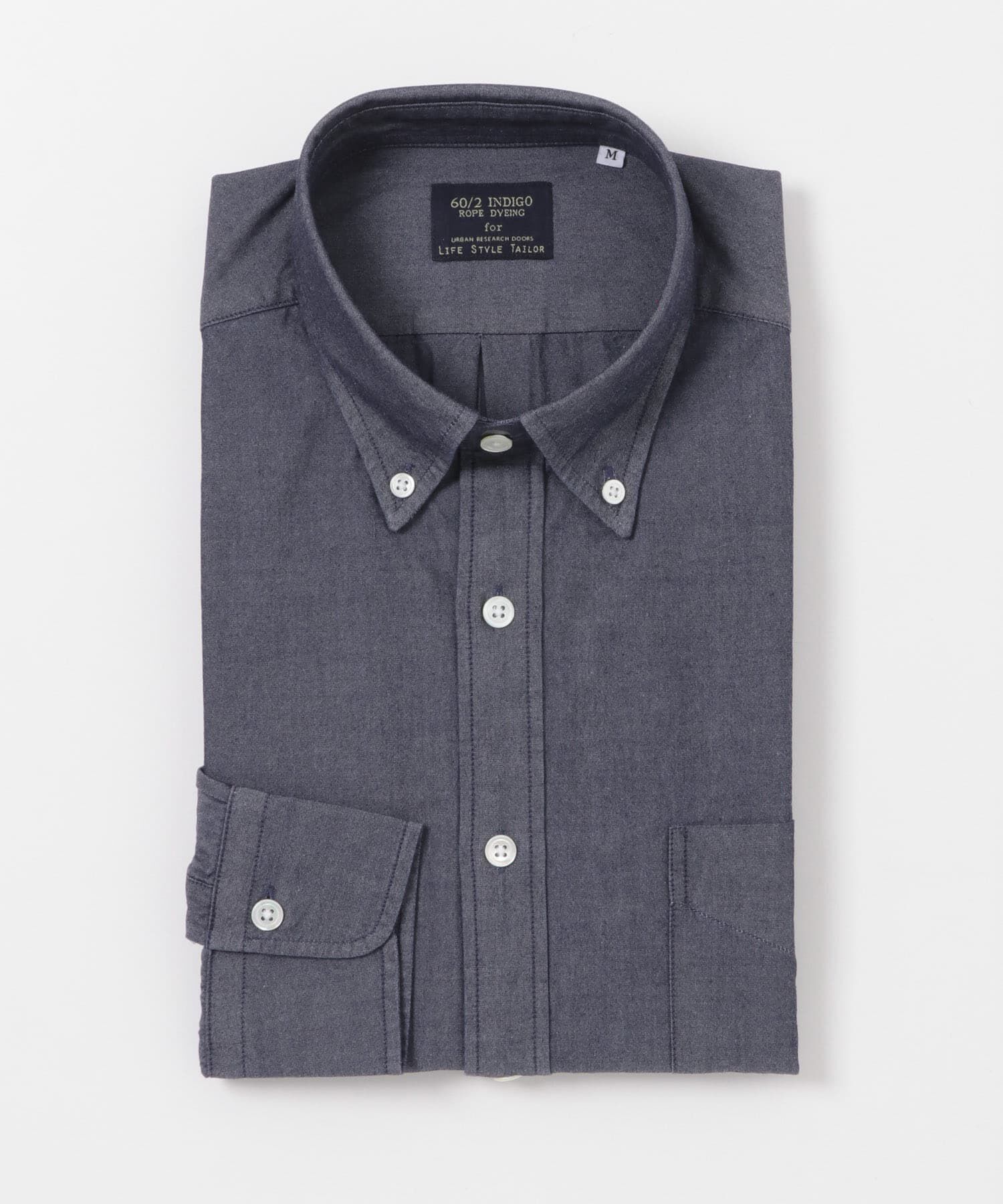 URBAN RESEARCH DOORS「LIFE STYLE TAILOR　シャンブレーBDシャツ」|シャツ・ブラウス|ネイビー