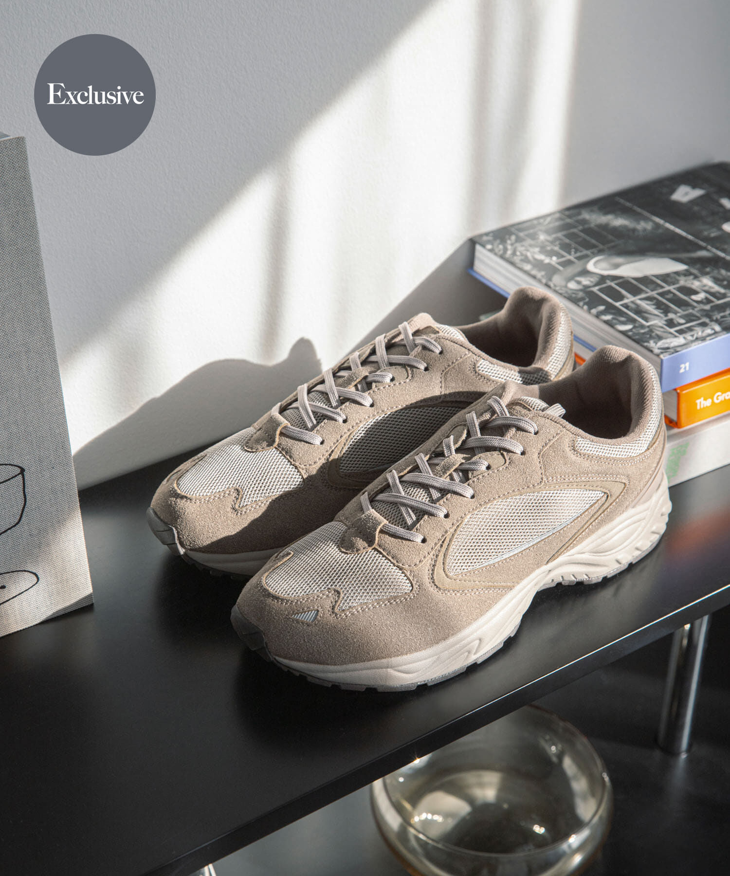 URBAN RESEARCH DOORS「『別注』MOONSTAR&times;DOORS　STUDEN」|スニーカー|ベージュ