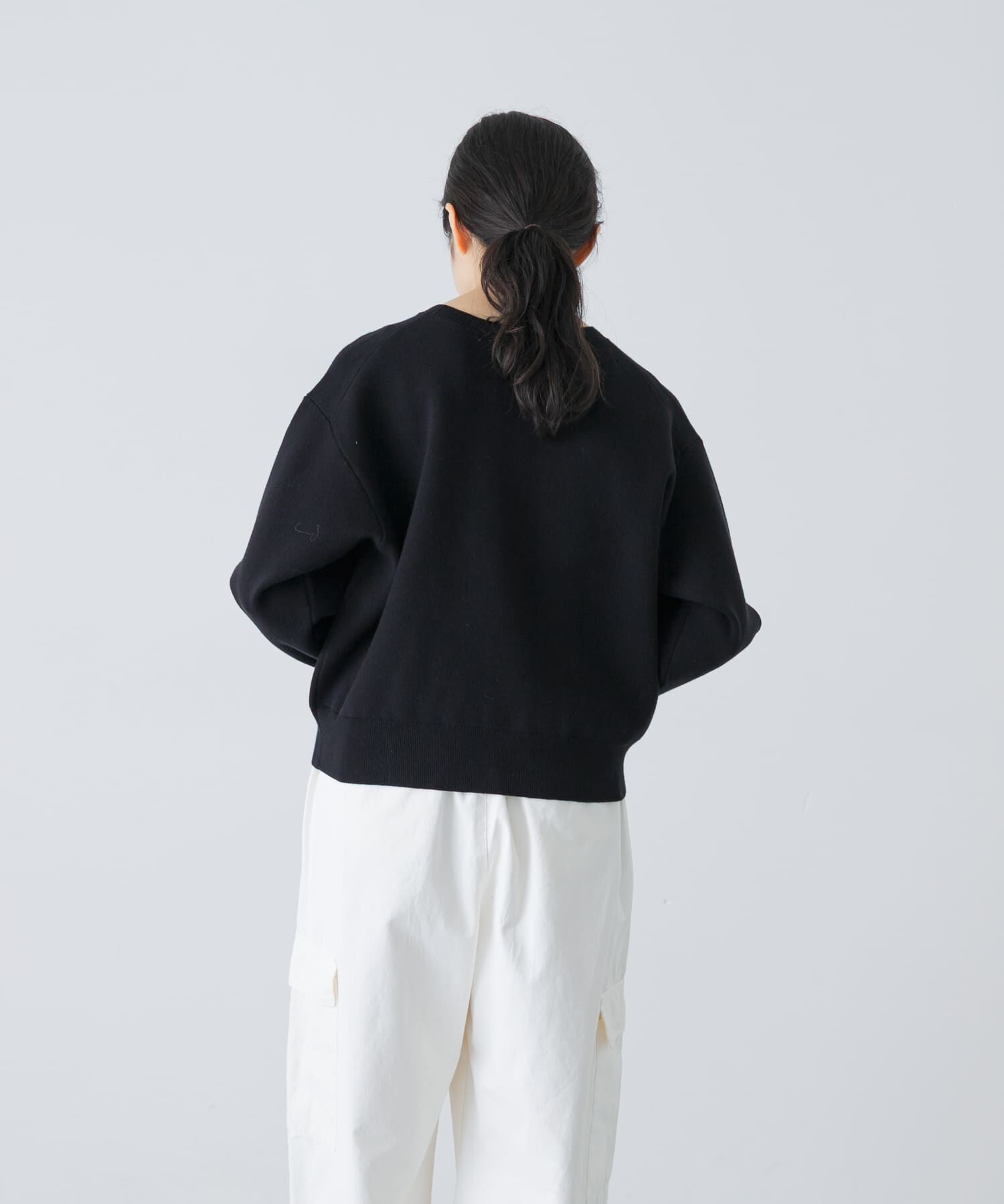 かぐれ「コットンカシミヤスムースプルオーバー」|ニット・セーター|