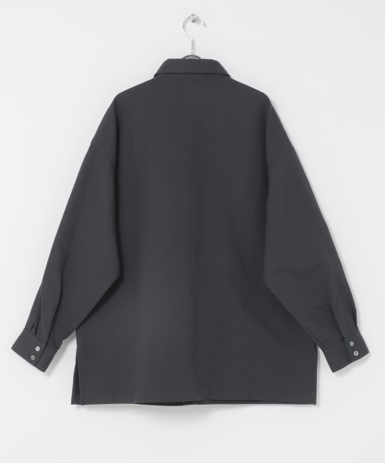 かぐれ「コットンドビージャケット」|ノーカラーコート|