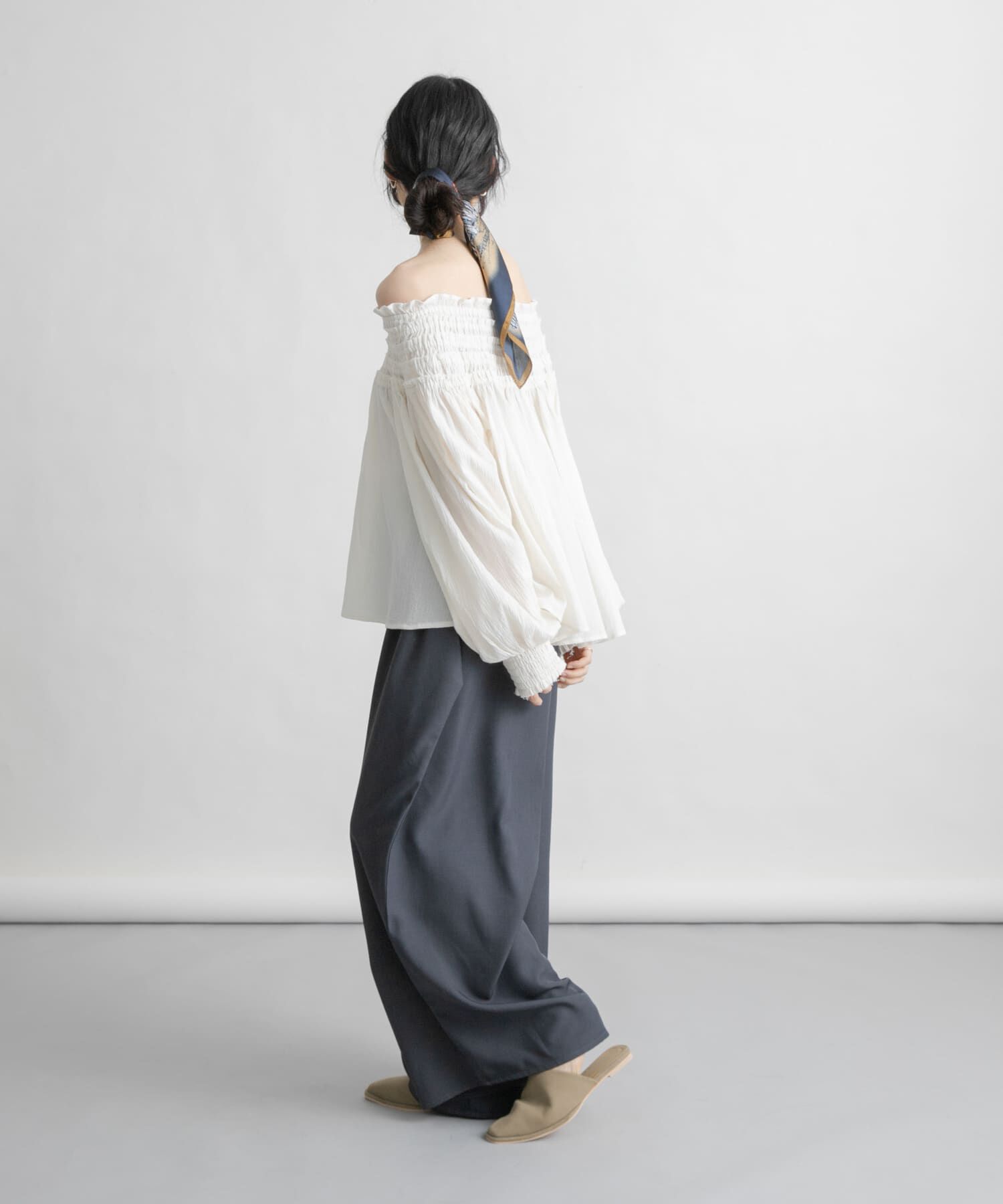  「2WAYシャーリングブラウス」|シャツ・ブラウス|