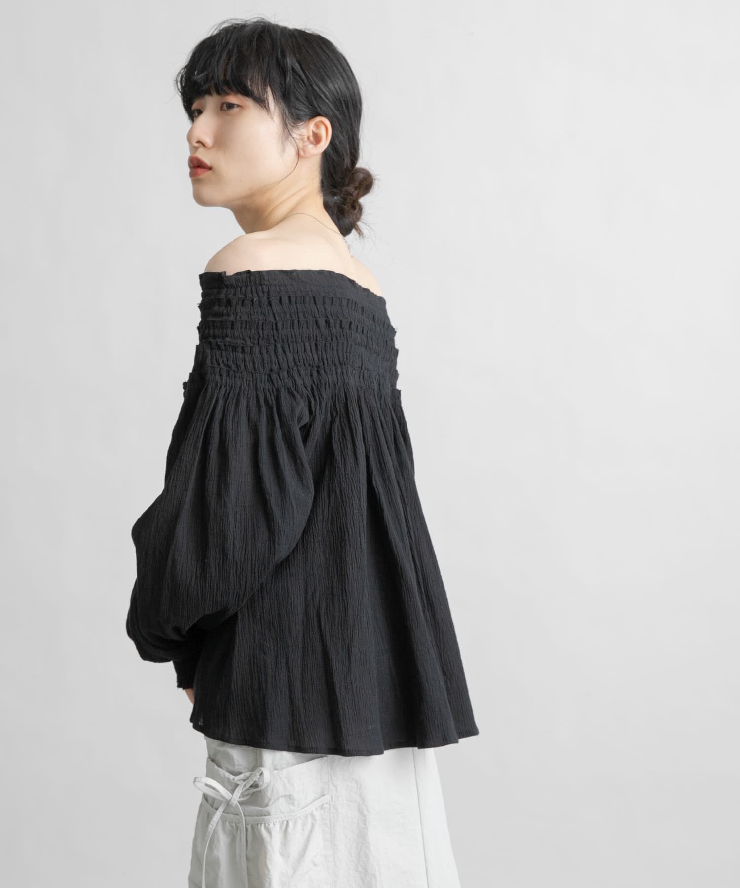  「2WAYシャーリングブラウス」|シャツ・ブラウス|