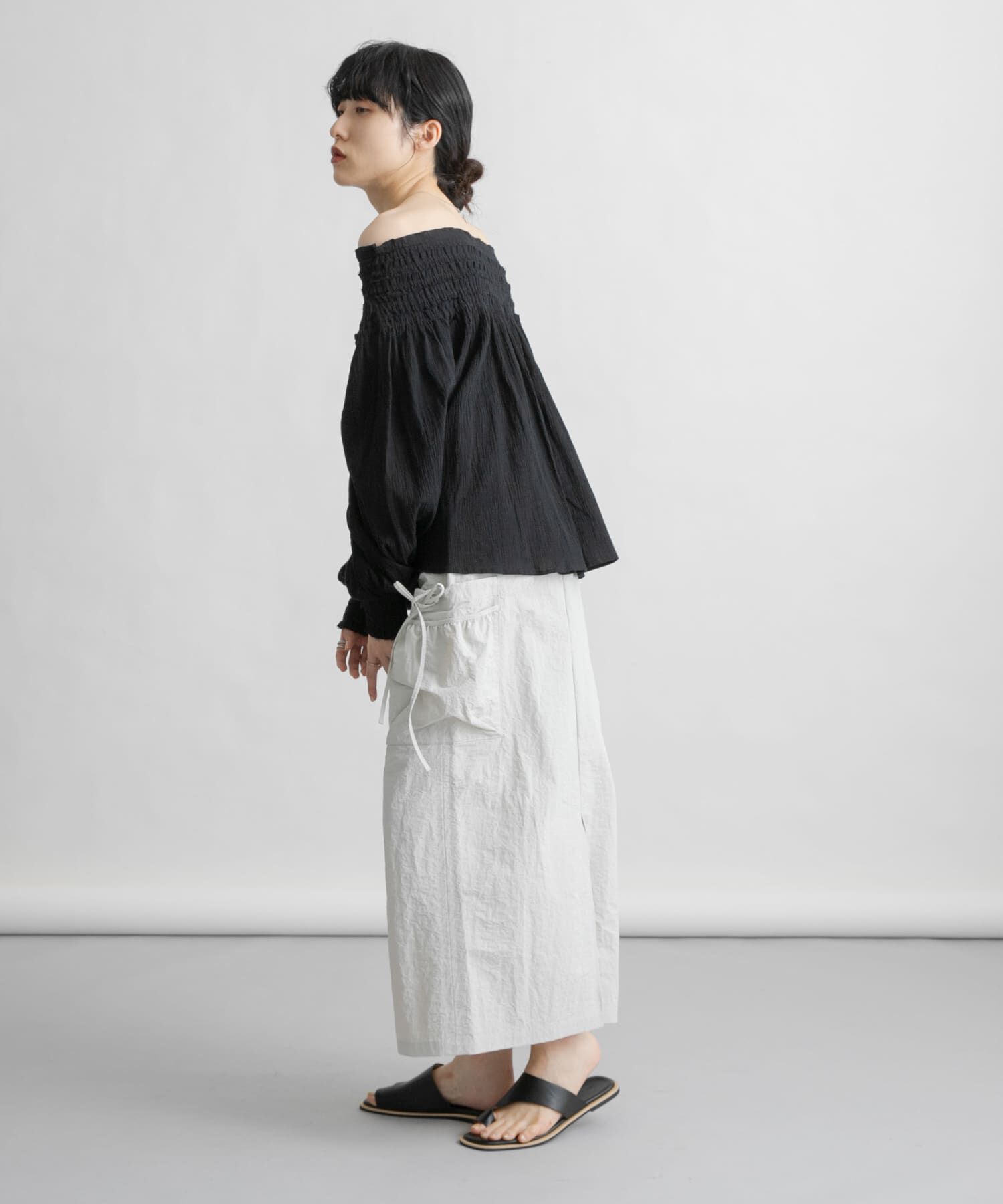  「2WAYシャーリングブラウス」|シャツ・ブラウス|