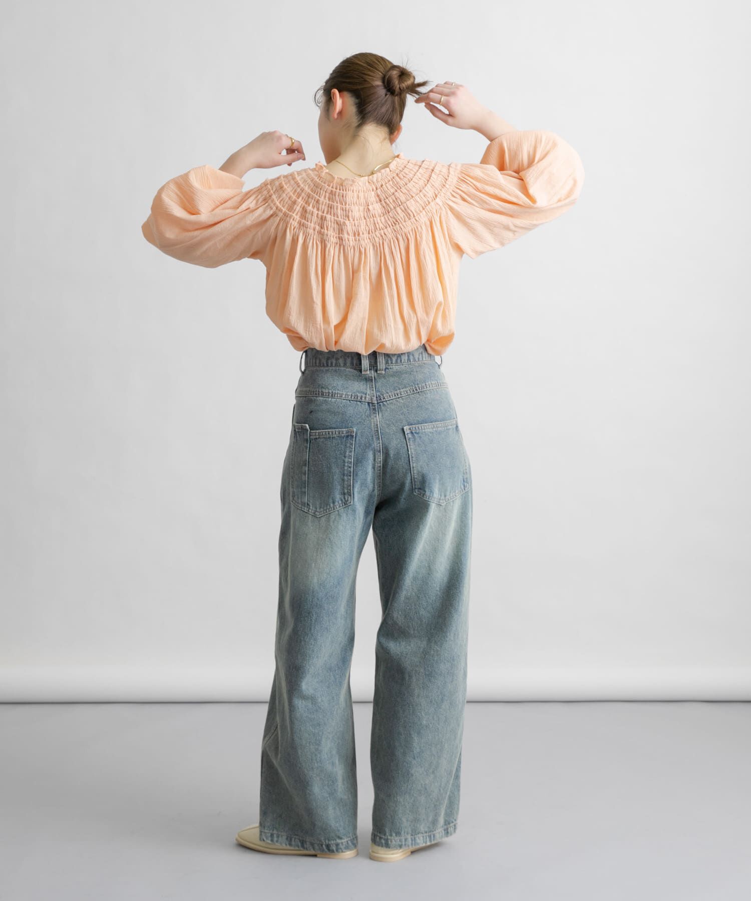  「2WAYシャーリングブラウス」|シャツ・ブラウス|