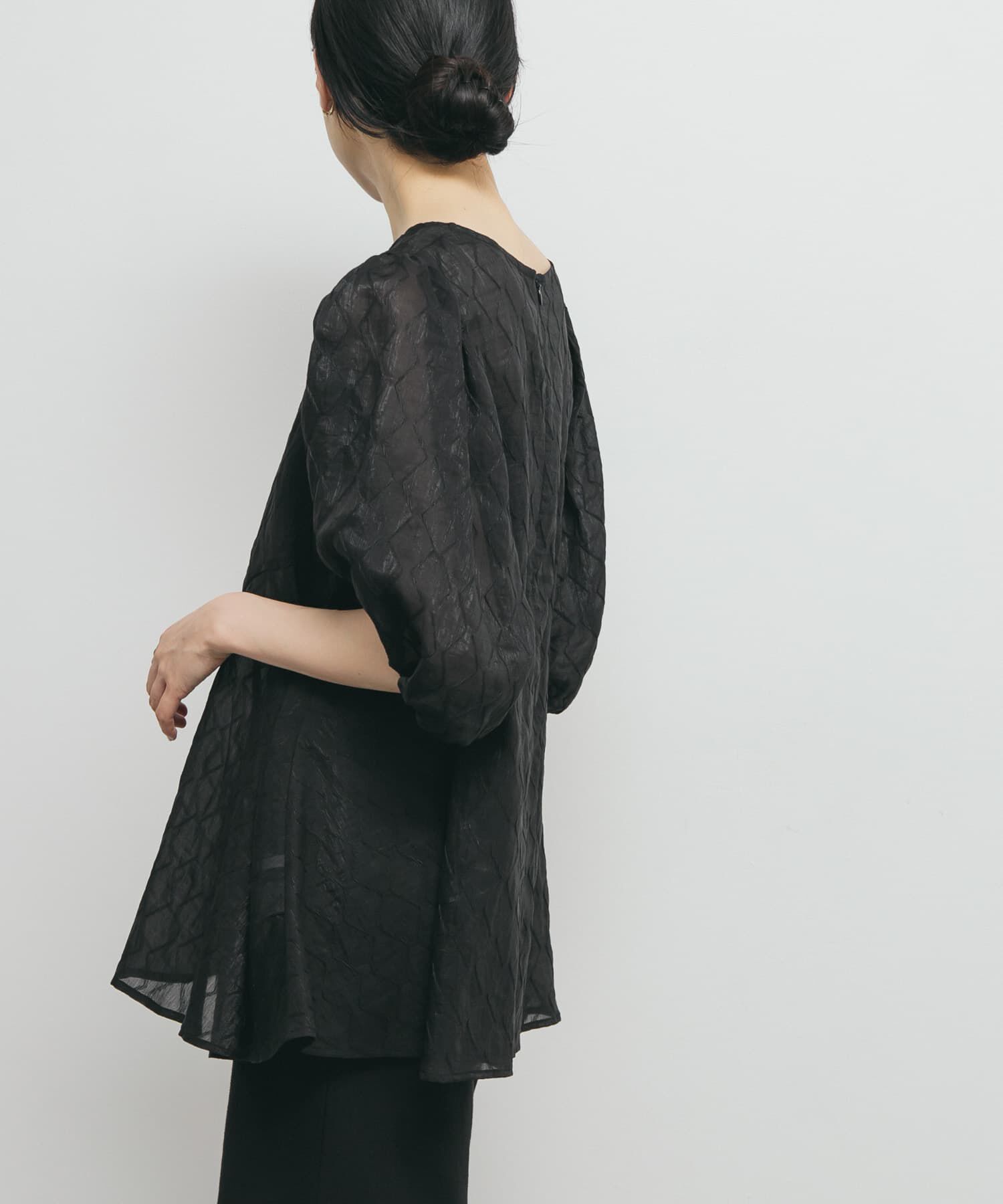  「パネルラインシアーブラウス」|シャツ・ブラウス|