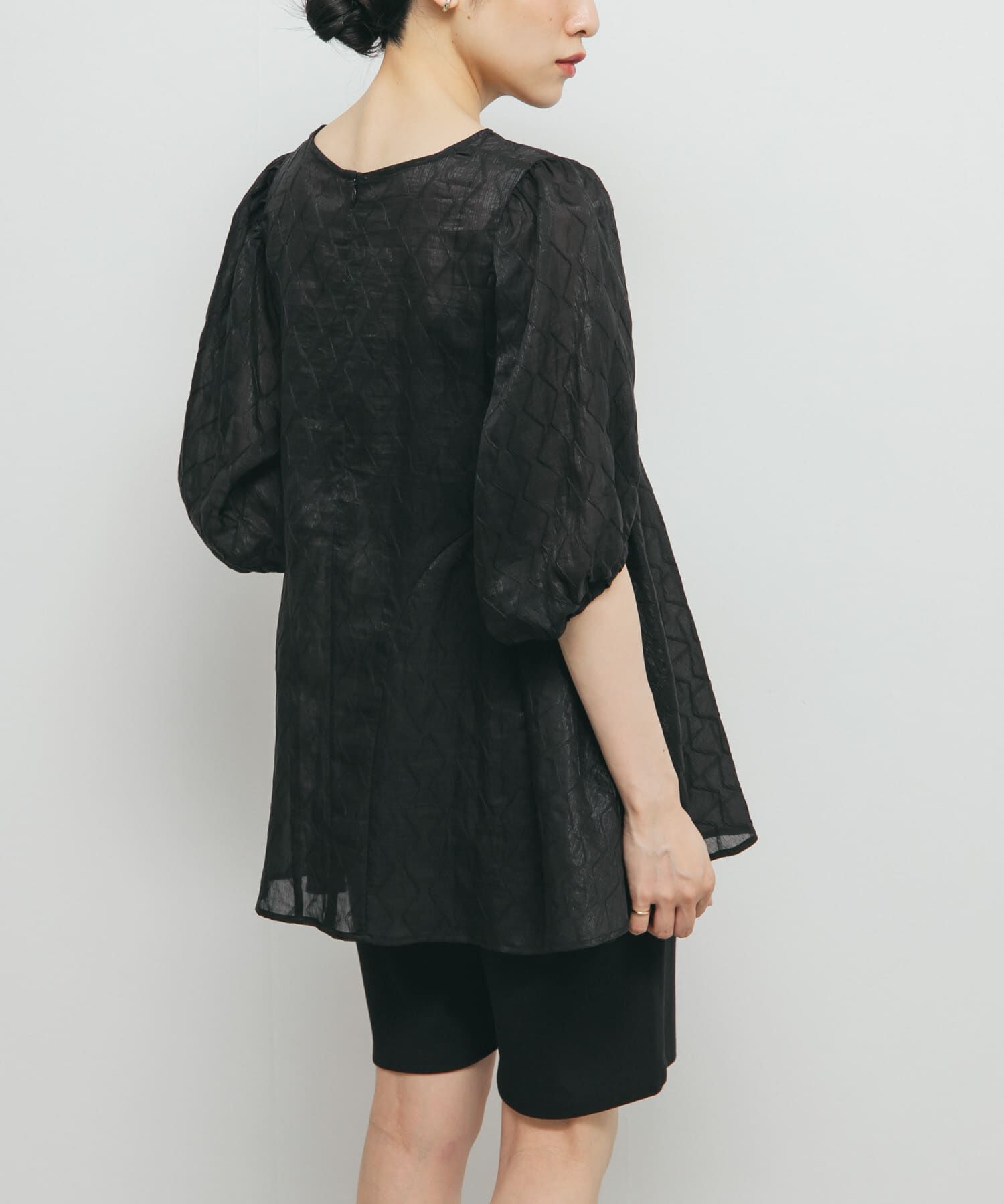  「パネルラインシアーブラウス」|シャツ・ブラウス|