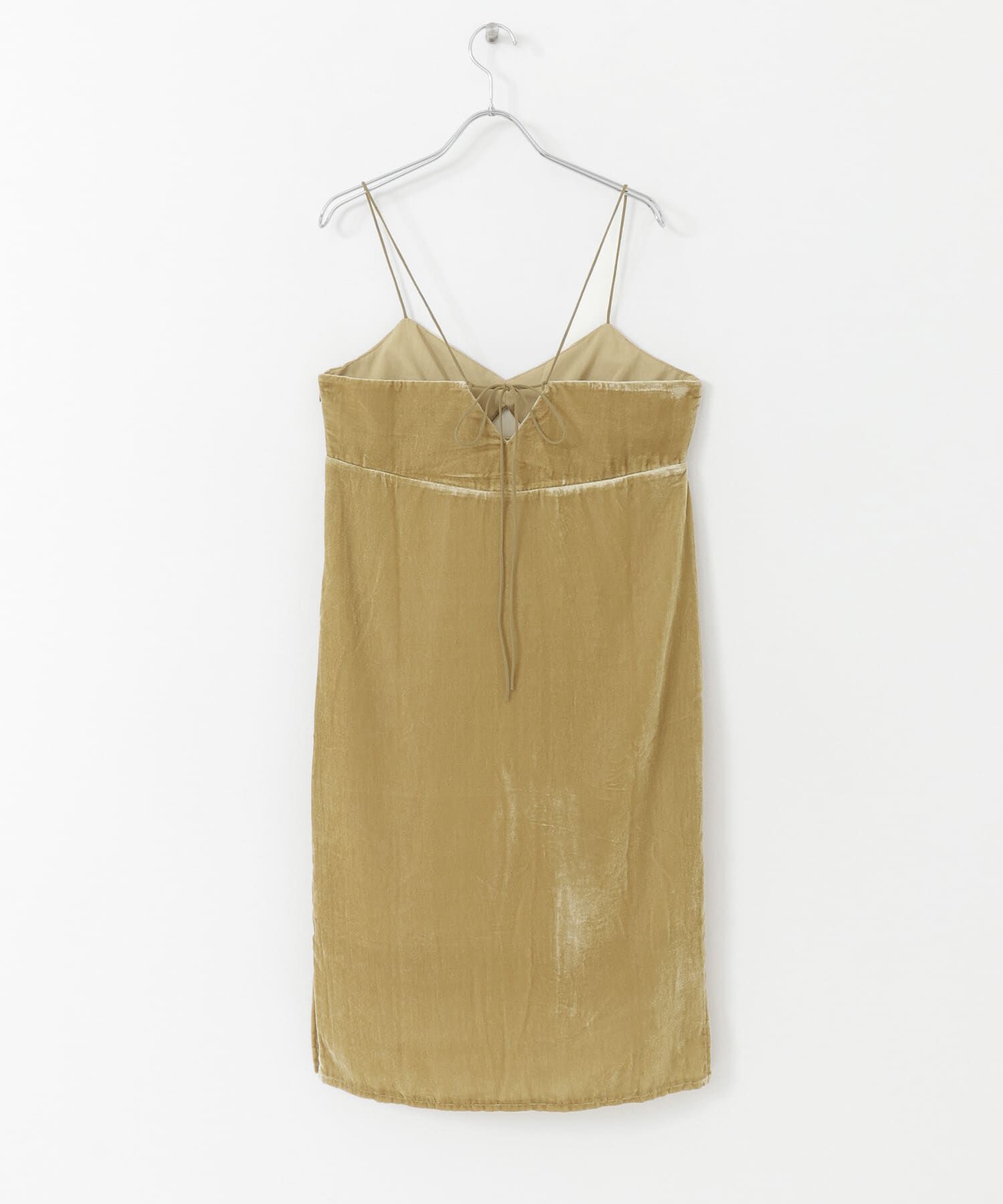  「ベロアキャミワンピース」|ワンピース|