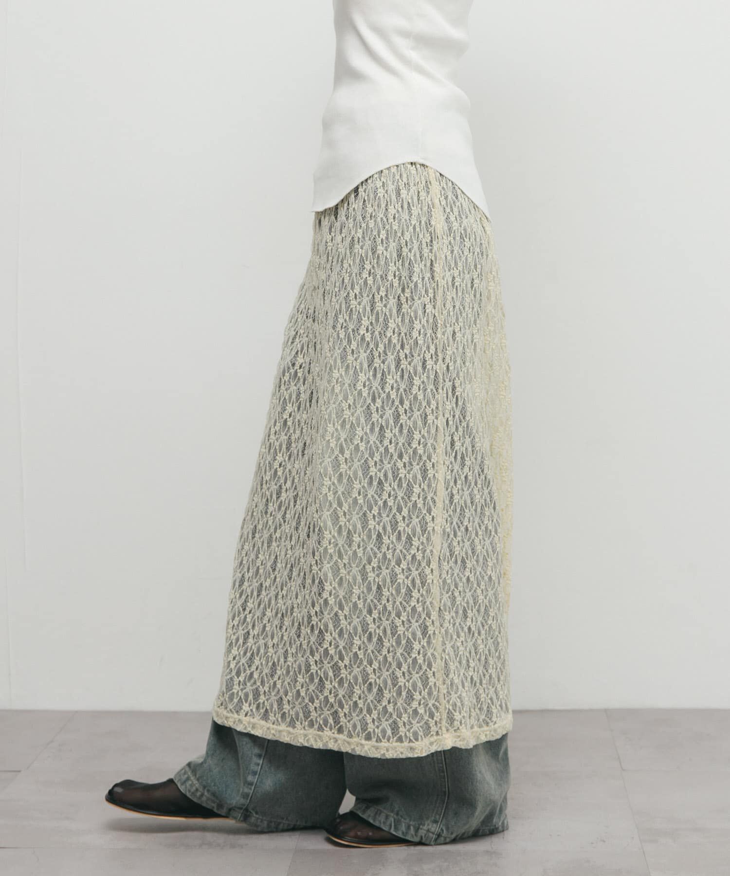  「シアーレーススカート」|スカート|