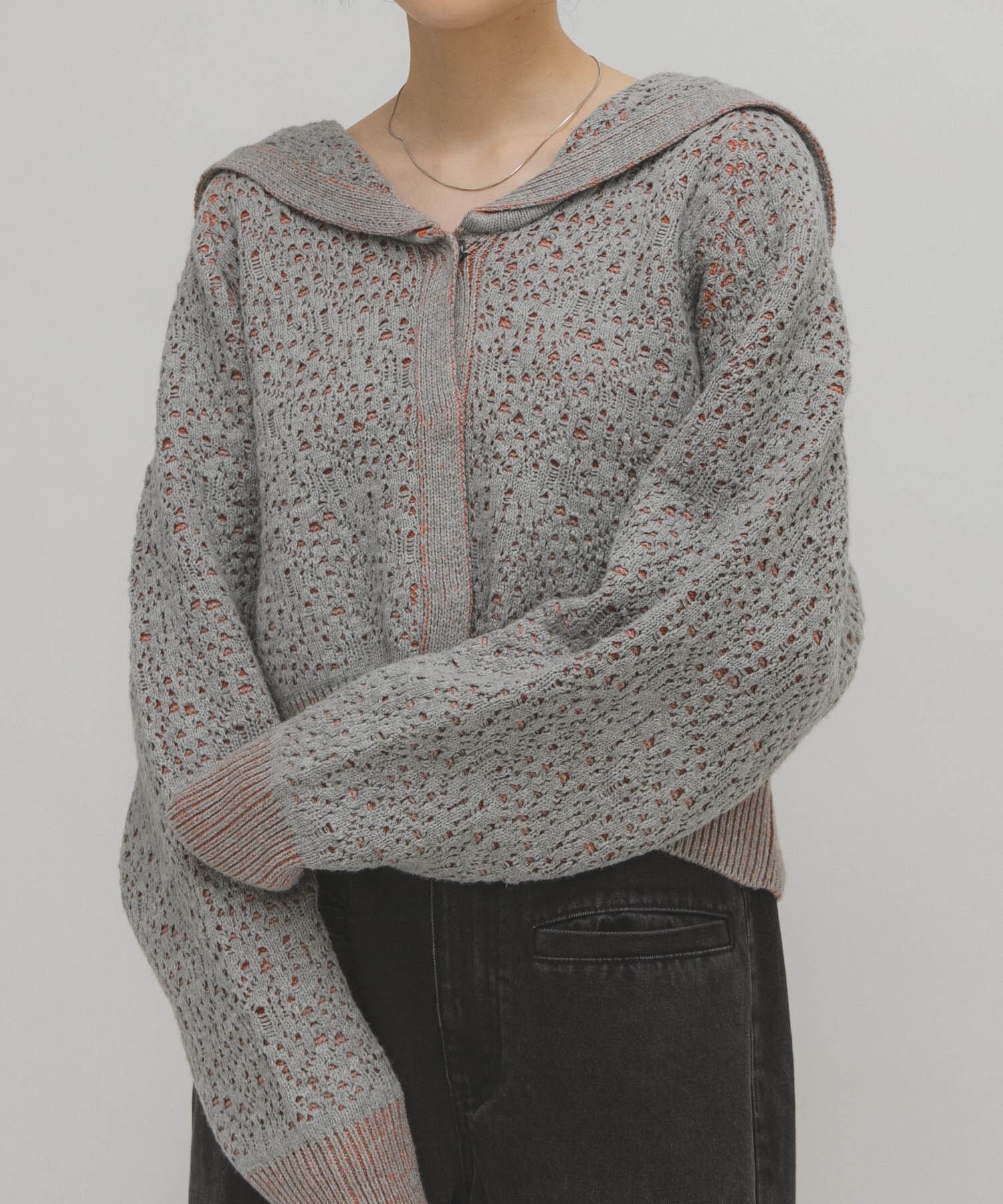  「JQセーラーカーディガン」|ニット・セーター|