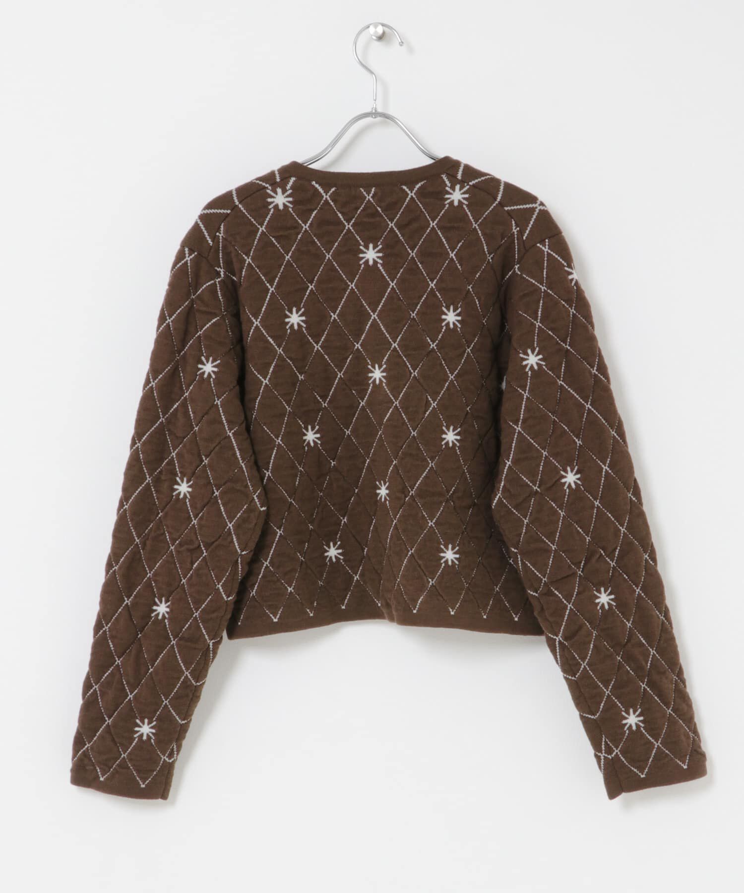  「キルティングショートカーディガン」|ニット・セーター|