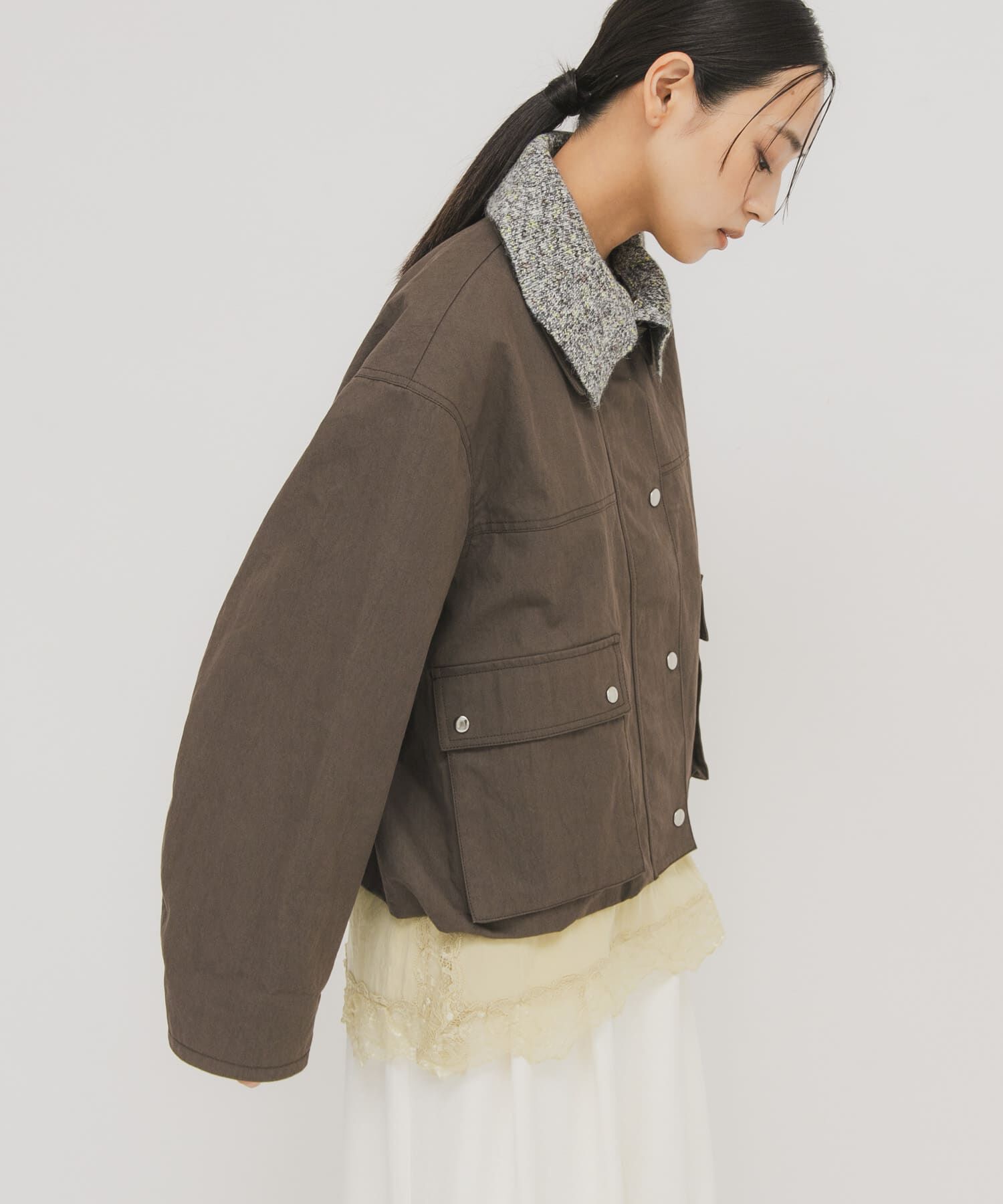  「2WAYカラーバルーンブルゾン」|ブルゾン・スタジャン|