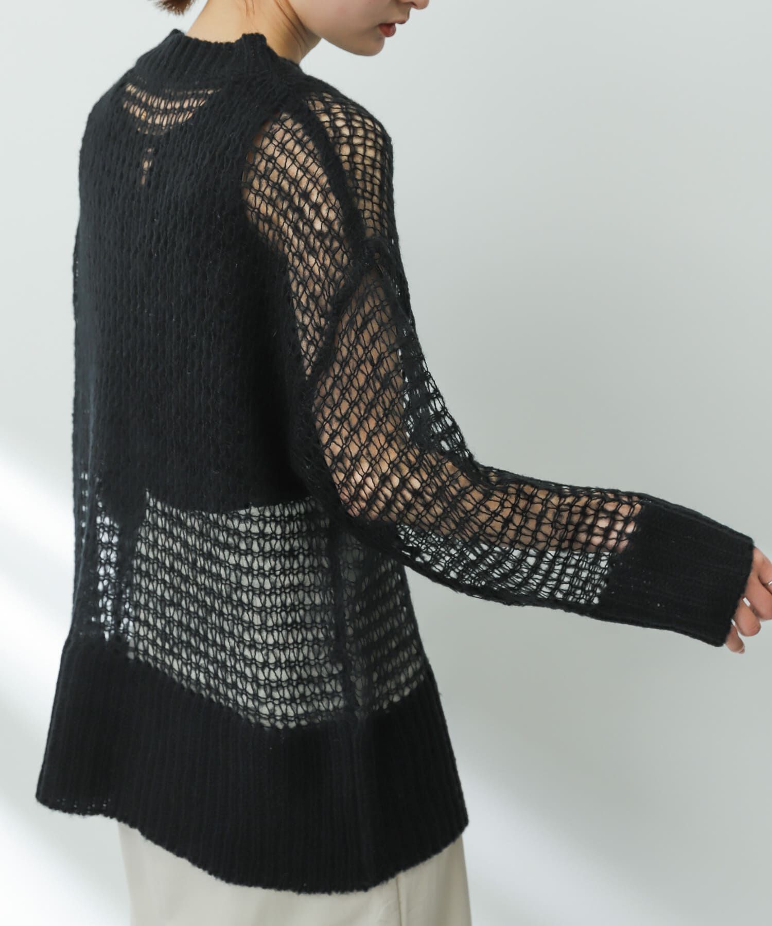 SENSE OF PLACE by URBAN RESEARCH「メッシュルーズセーター」|ニット・セーター|