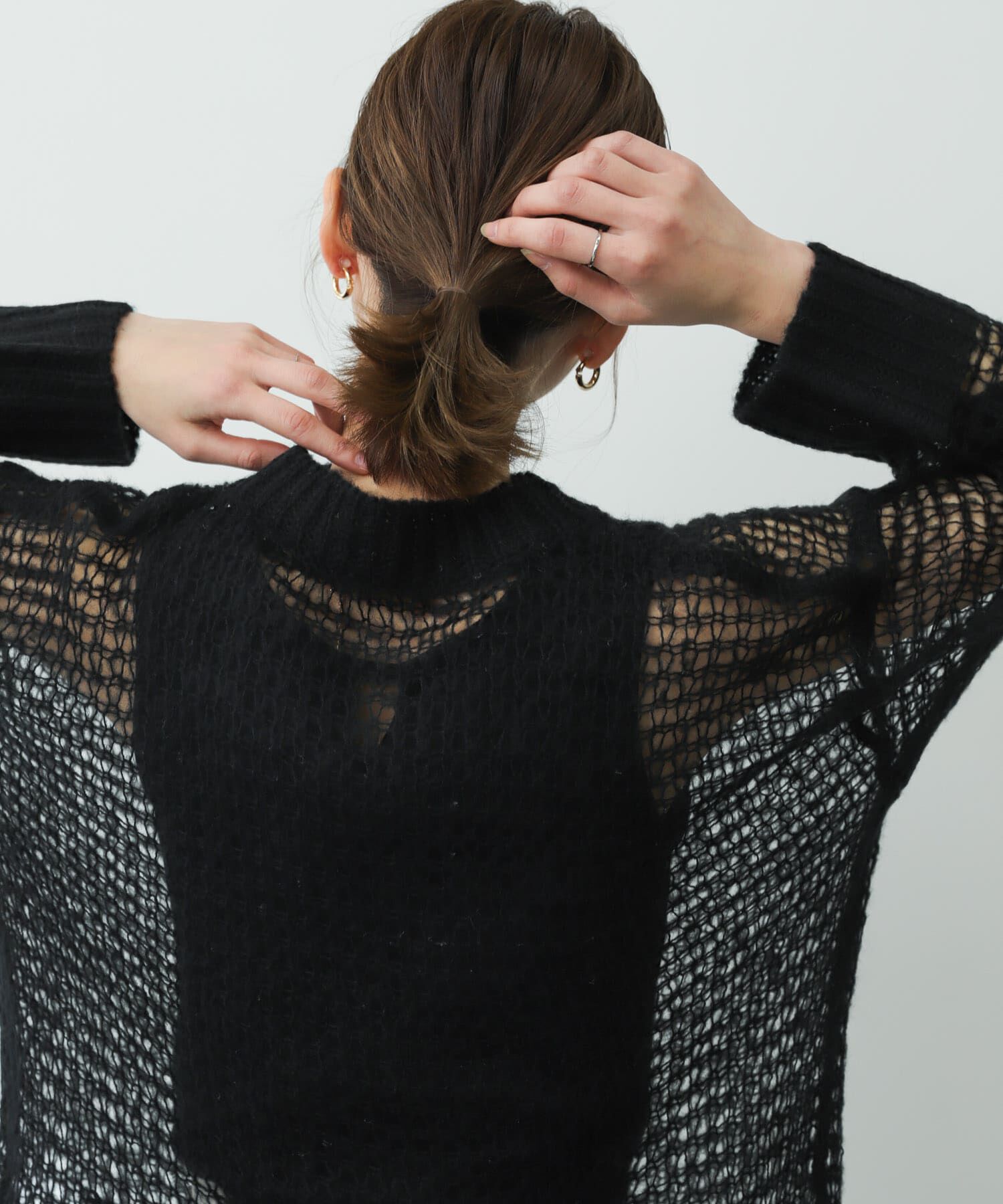 SENSE OF PLACE by URBAN RESEARCH「メッシュルーズセーター」|ニット・セーター|