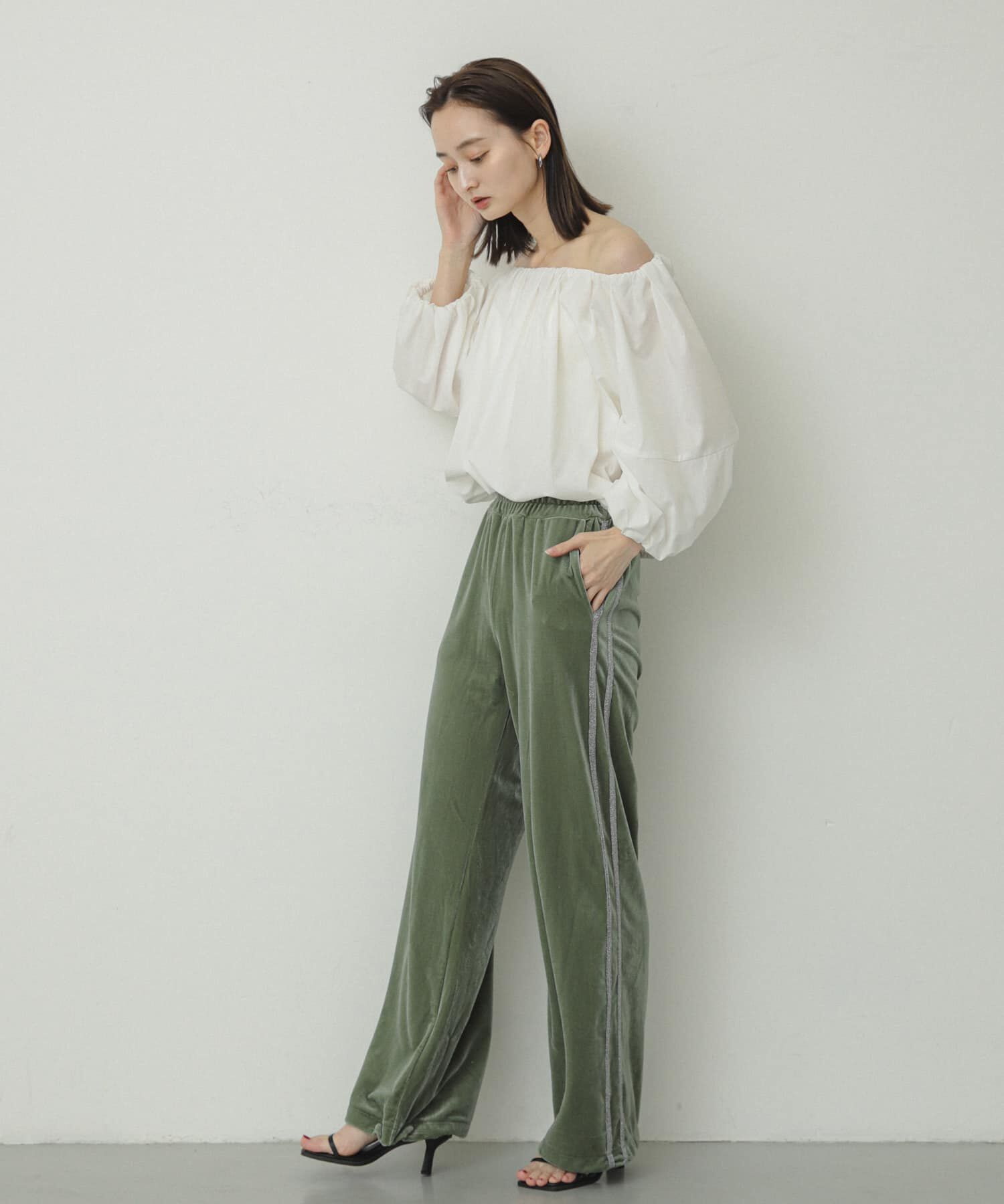 SENSE OF PLACE by URBAN RESEARCH「バルーンオフショルブラウス」|シャツ・ブラウス|