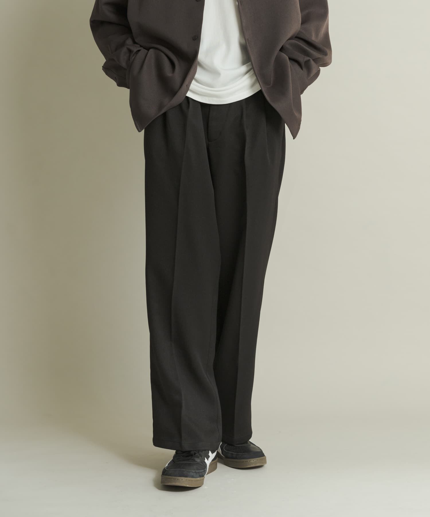 SENSE OF PLACE by URBAN RESEARCH「ウールライクダブルタックワイドパンツ」|その他|