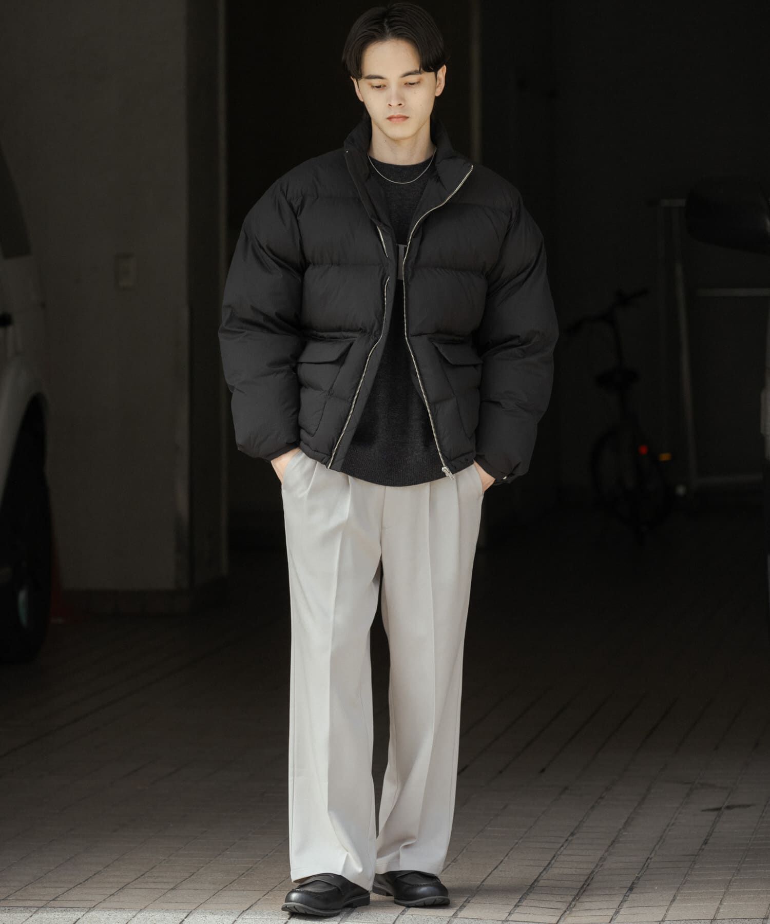 SENSE OF PLACE by URBAN RESEARCH「ウールライクダブルタックワイドパンツ」|その他|