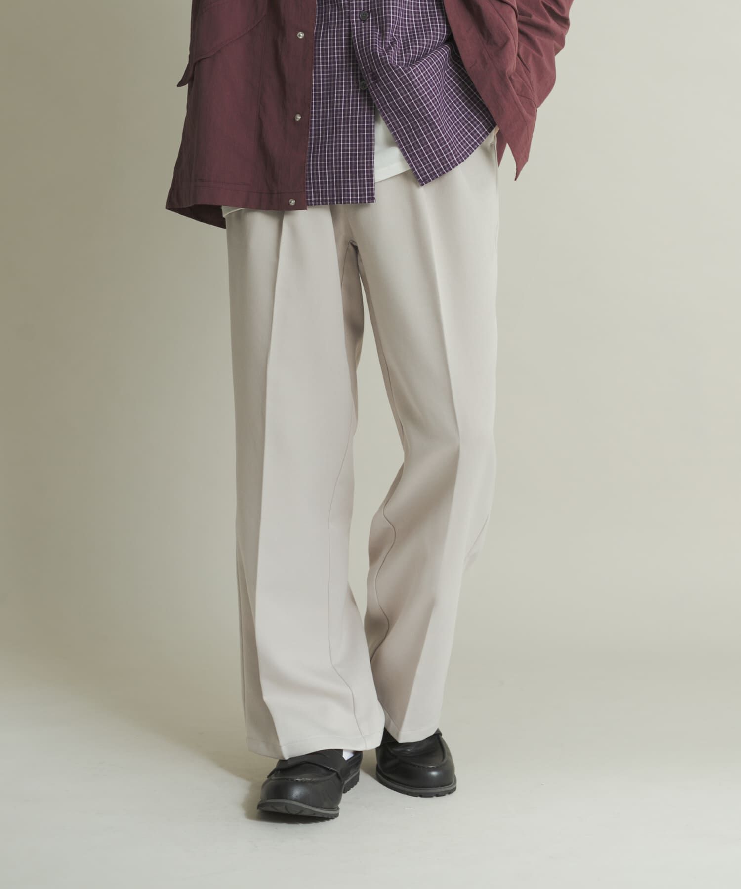 SENSE OF PLACE by URBAN RESEARCH「ウールライクダブルタックワイドパンツ」|その他|