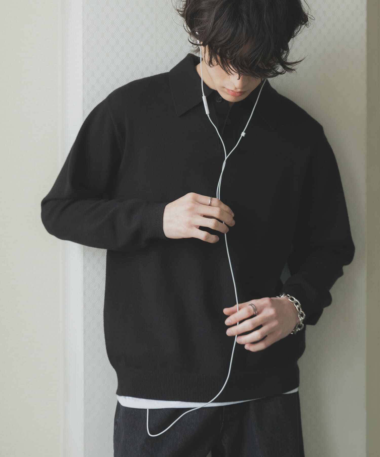 SENSE OF PLACE by URBAN RESEARCH「『一部WEB限定カラー』『洗濯可/毛玉防止』ストレッチニットポロシャツ」|ニット・セーター|