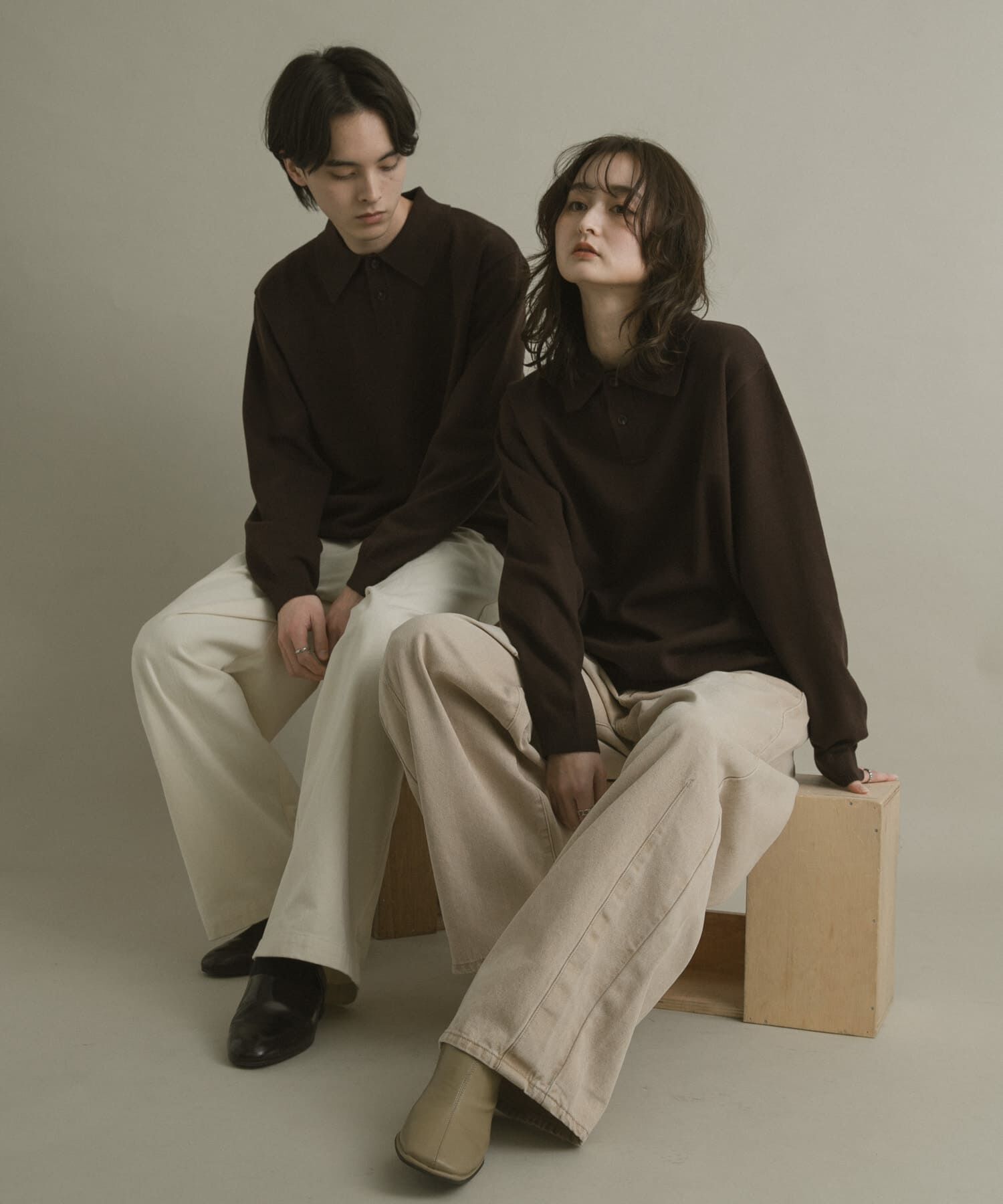 SENSE OF PLACE by URBAN RESEARCH「『一部WEB限定カラー』『洗濯可/毛玉防止』ストレッチニットポロシャツ」|ニット・セーター|