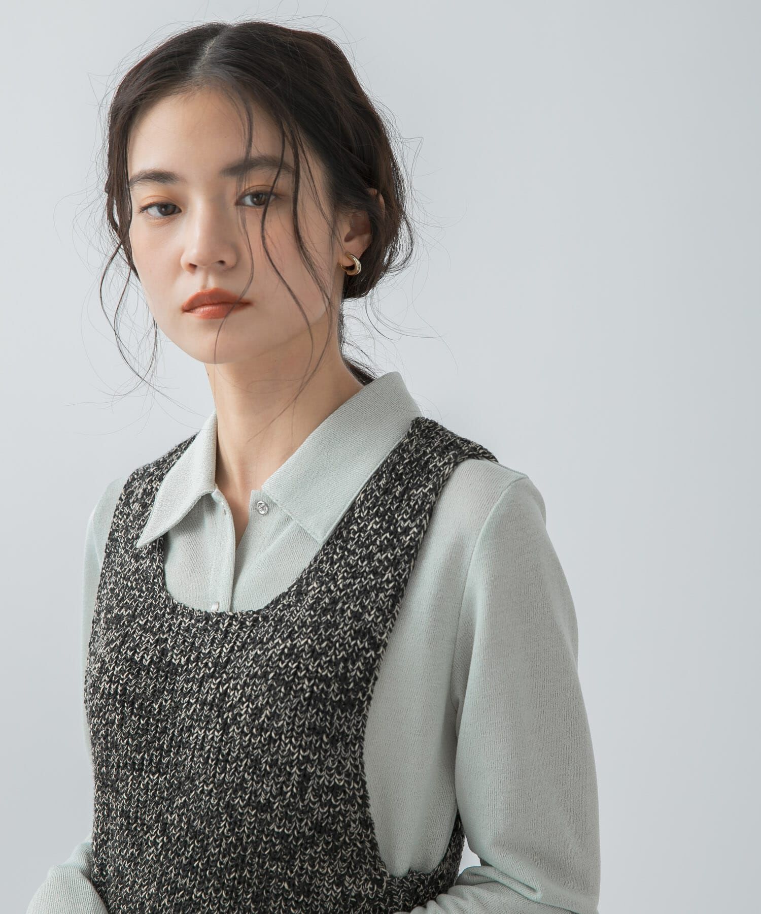 SENSE OF PLACE by URBAN RESEARCH「『洗濯可』ミドルゲージチュニックベスト」|ベスト・ジレ|