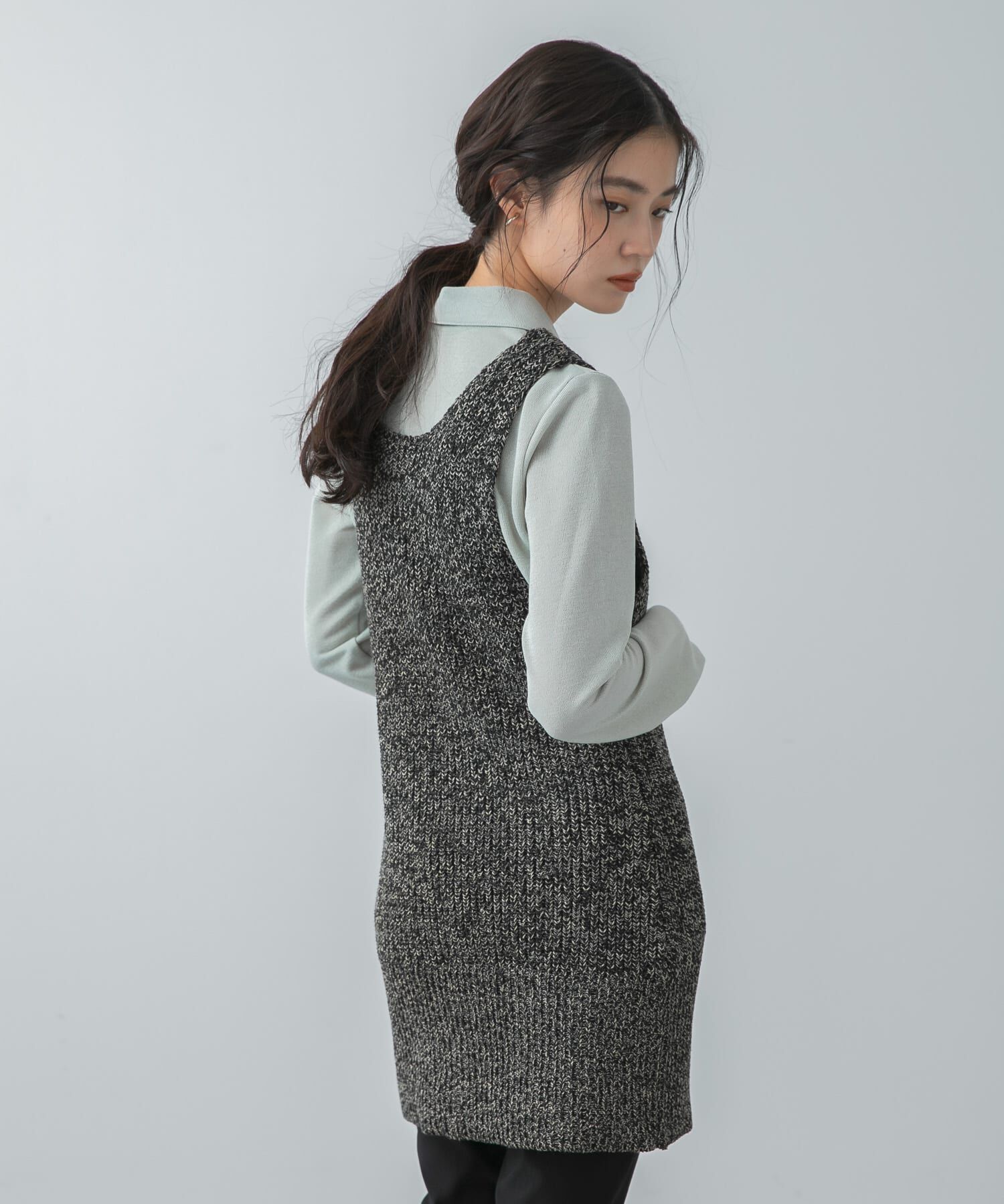 SENSE OF PLACE by URBAN RESEARCH「『洗濯可』ミドルゲージチュニックベスト」|ベスト・ジレ|