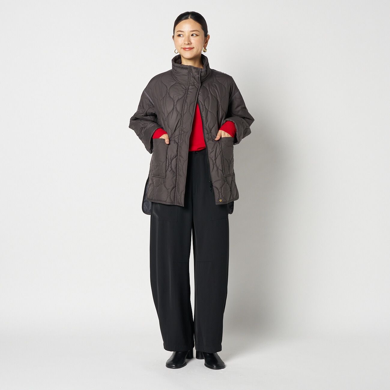 HELIOPOLE「HELIOPOLE QUILTED MILITARY BLOUSON」|ブルゾン・スタジャン|