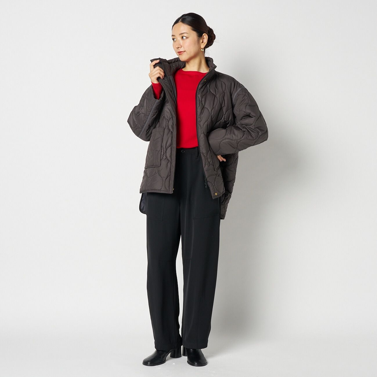 HELIOPOLE「HELIOPOLE QUILTED MILITARY BLOUSON」|ブルゾン・スタジャン|