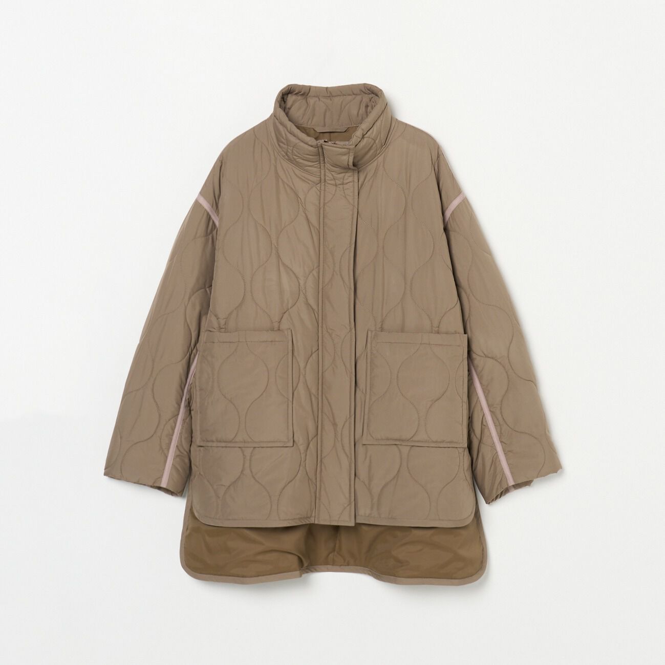 HELIOPOLE「HELIOPOLE QUILTED MILITARY BLOUSON」|ブルゾン・スタジャン|ベージュ
