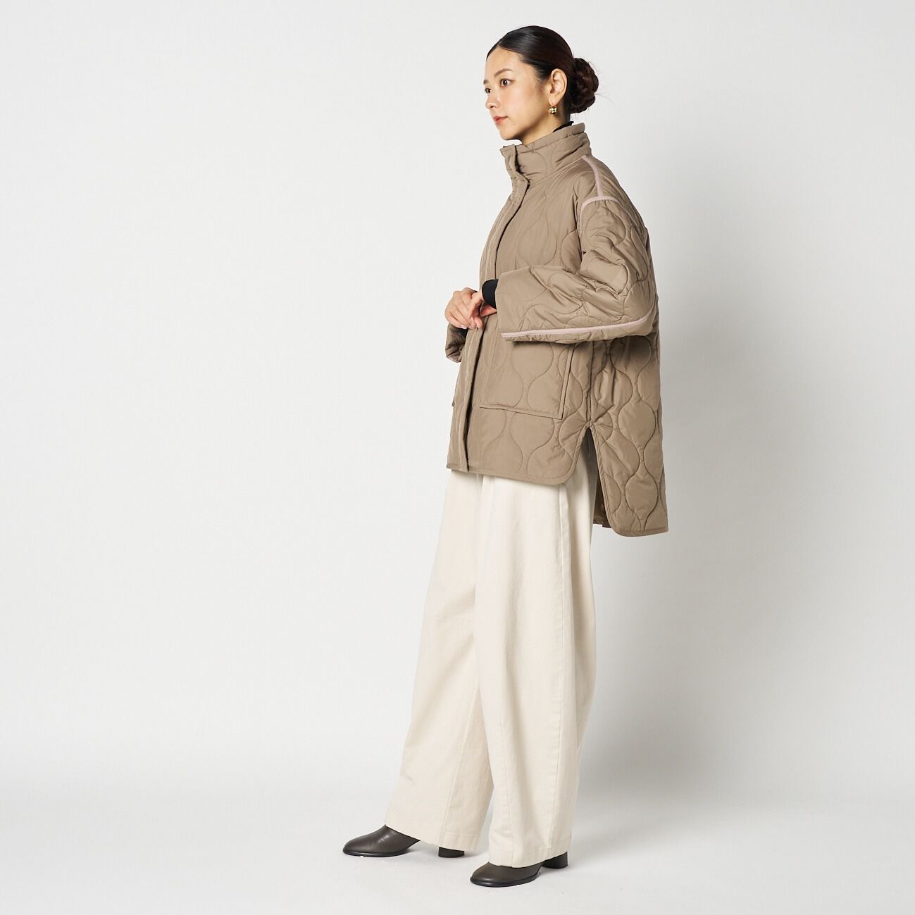 HELIOPOLE「HELIOPOLE QUILTED MILITARY BLOUSON」|ブルゾン・スタジャン|