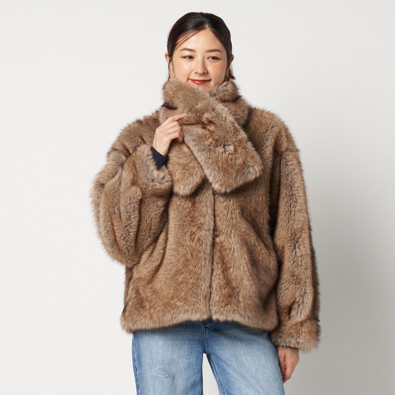  「HAVELESS BLAIR FAUX FUR JACKET」|ブルゾン・スタジャン|