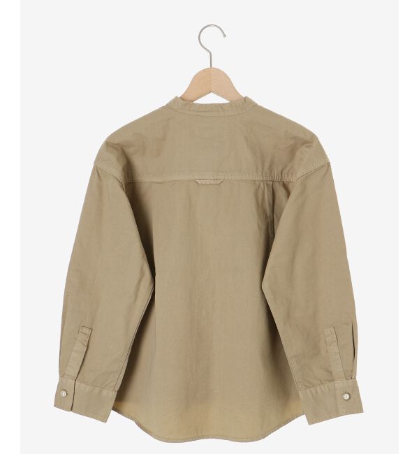  「スタンドネックパールボタンシャツ」|シャツ・ブラウス|