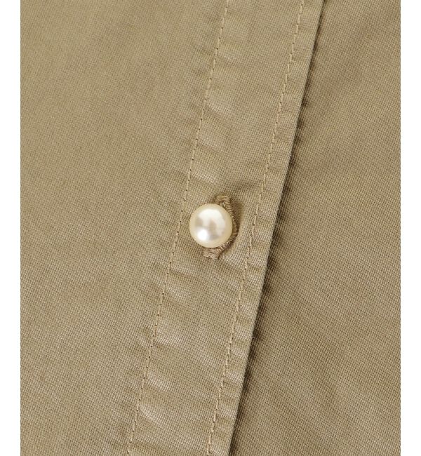  「スタンドネックパールボタンシャツ」|シャツ・ブラウス|