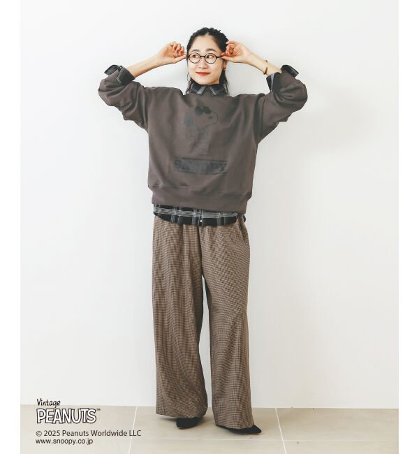  「【PEANUTS】ヴィンテージライクスウェット」|スウェット・ジャージ|