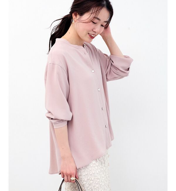  「2WAYジョーゼットギャザースリーブブラウス」|シャツ・ブラウス|