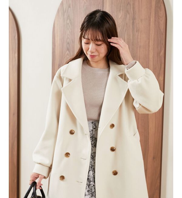 MAJESTICLEGON「バックデザインチェスターコート」|チェスターコート|