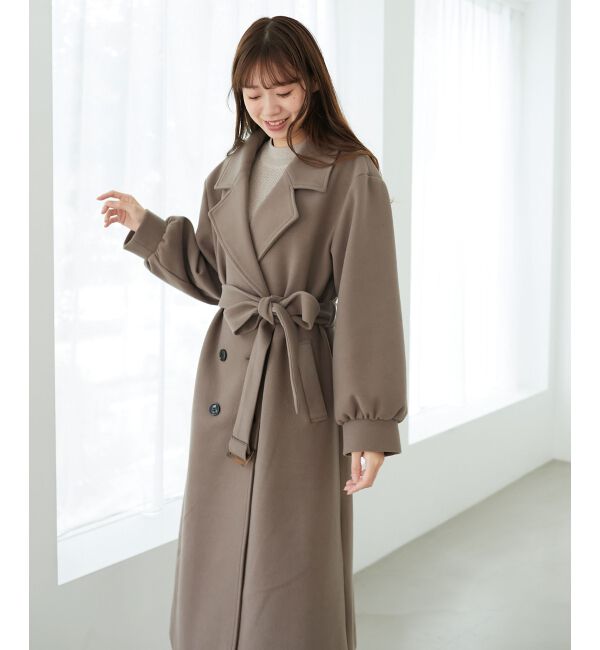 MAJESTICLEGON「バックデザインチェスターコート」|チェスターコート|