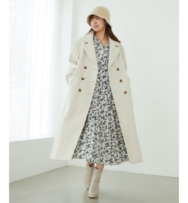 MAJESTICLEGON「バックデザインチェスターコート」|チェスターコート|