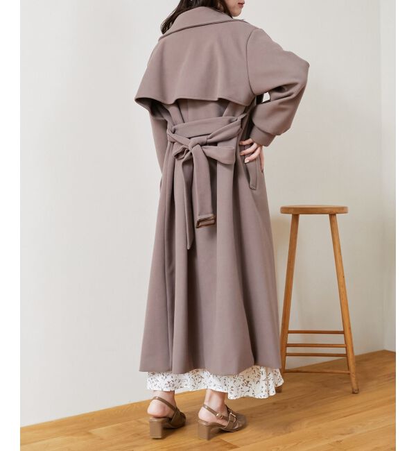 MAJESTICLEGON「バックデザインチェスターコート」|チェスターコート|