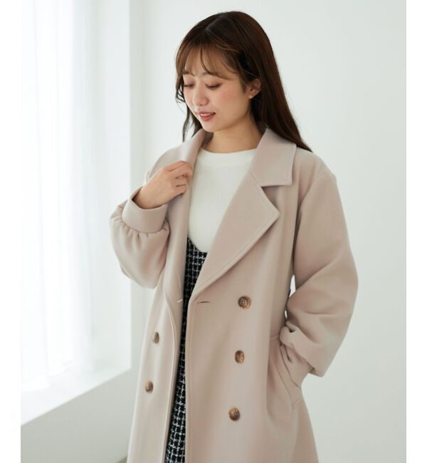 MAJESTICLEGON「バックデザインチェスターコート」|チェスターコート|