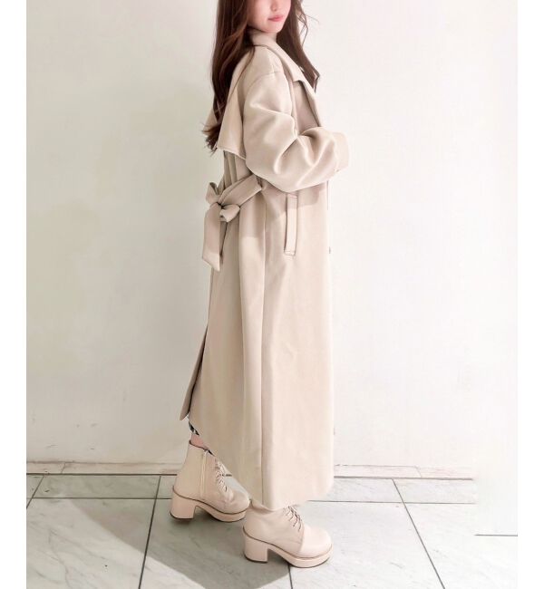 MAJESTICLEGON「バックデザインチェスターコート」|チェスターコート|