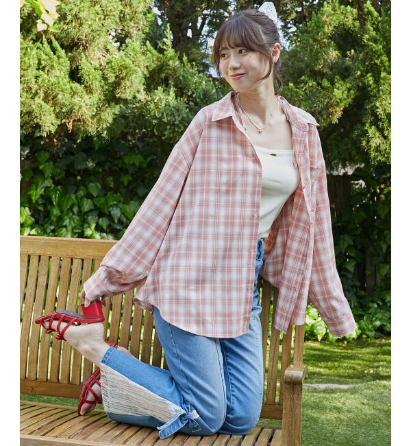  「2wayミディチェックシャツ」|シャツ・ブラウス|