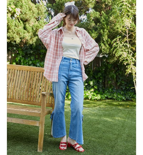  「2wayミディチェックシャツ」|シャツ・ブラウス|