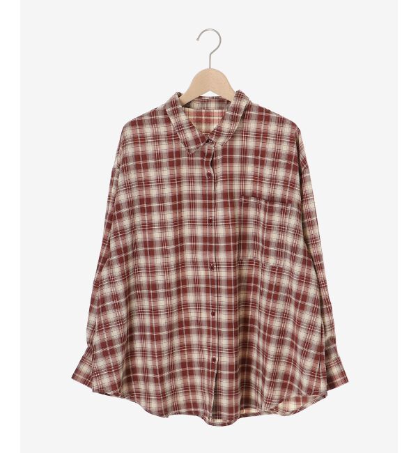  「2wayミディチェックシャツ」|シャツ・ブラウス|