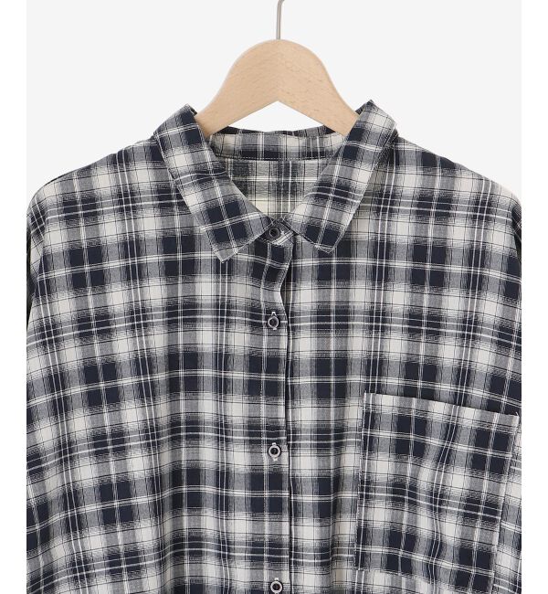  「2wayミディチェックシャツ」|シャツ・ブラウス|