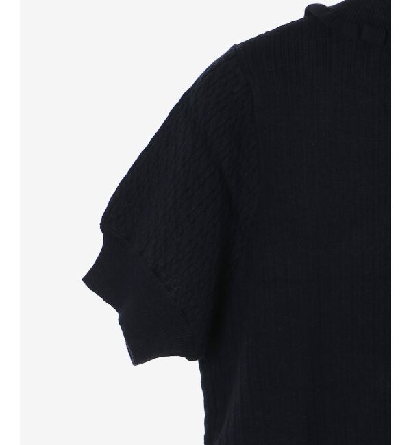  「ミニケーブルフリルニットカーデ」|カーディガン|