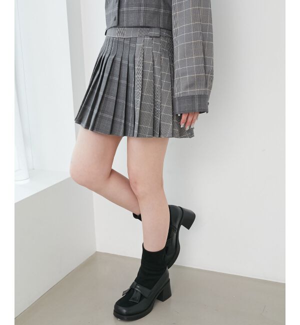  「&infin;スイッチングパターンプリーツスカパン」|スカート|