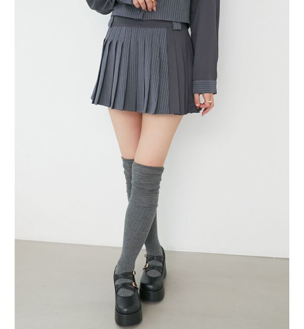  「&infin;スイッチングパターンプリーツスカパン」|スカート|