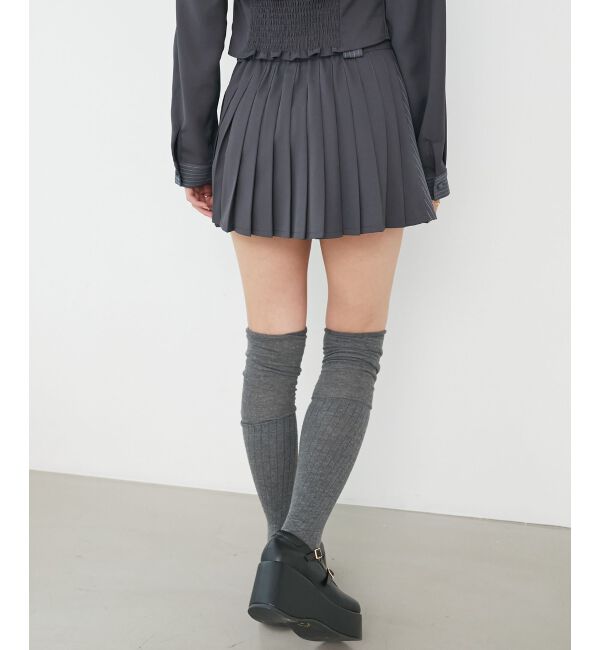  「&infin;スイッチングパターンプリーツスカパン」|スカート|