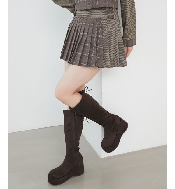  「&infin;スイッチングパターンプリーツスカパン」|スカート|